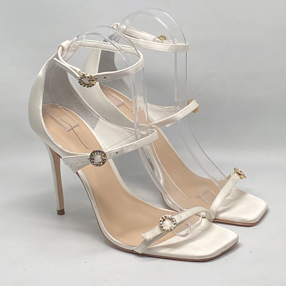 Cinq à SeptCeleste 100MM Satin High-Heel Sandals size 38 - Picture 4 of 16